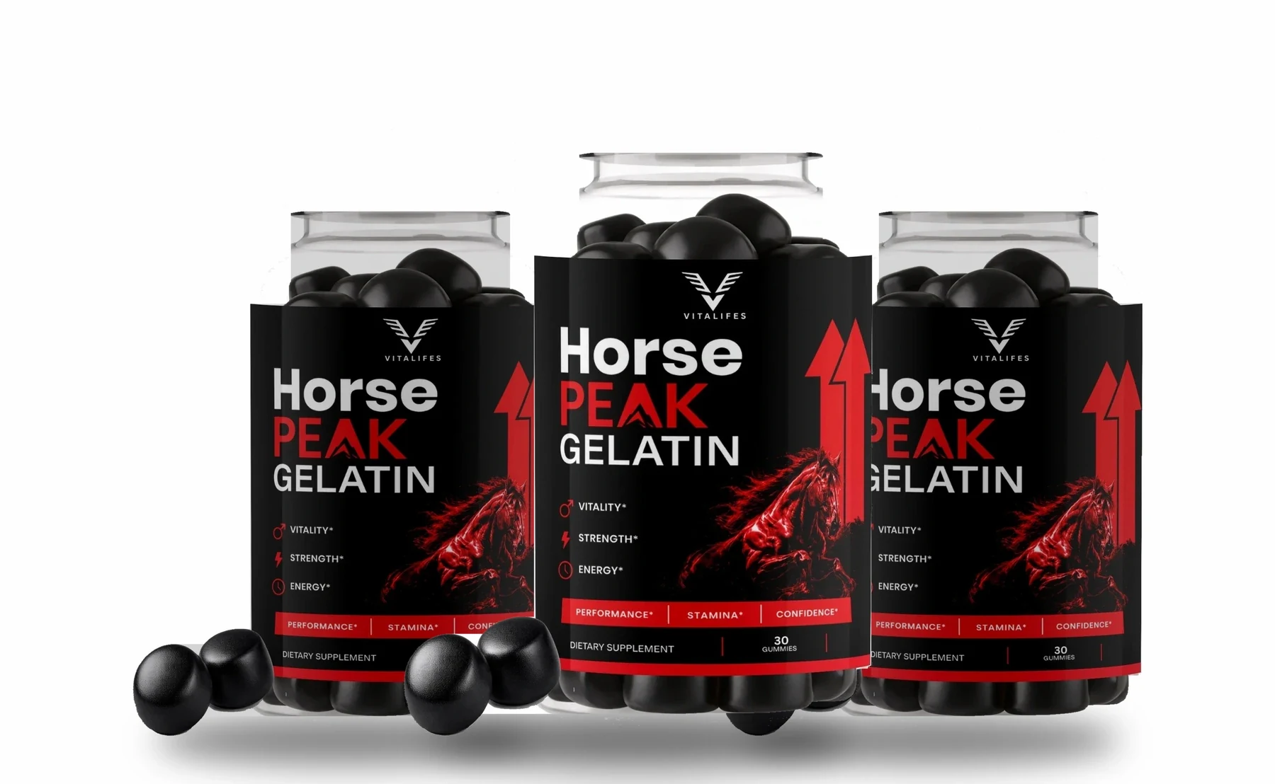 The Horse Peak Gelatin 3 bottles pack