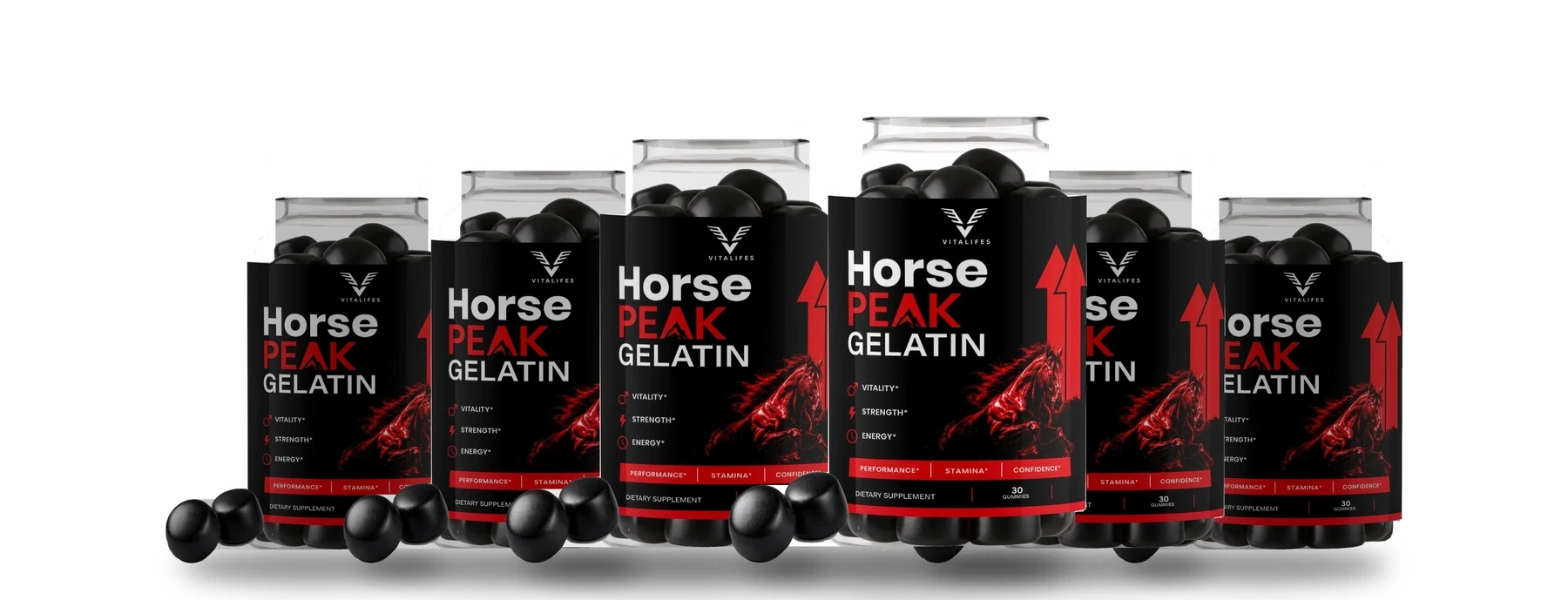 The Horse Peak Gelatin 6 bottles pack